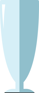 Şeffaf arkaplanda mavi fincanın dijital png çizimi. İzole imaj, spor, rekabet ve iletişim.