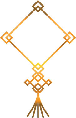 Şeffaf arkaplanda turuncu ve sarı şekilli dijital png çizimi. İzole görüntü, şekiller ve desenler.