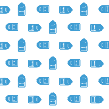 Şeffaf arkaplanda mavi desenlerin dijital png çizimi. İzole görüntü, desen, şekil ve sembol kavramı.