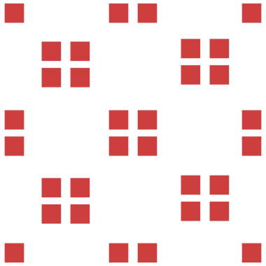 Şeffaf arkaplanda kırmızı desenlerin dijital png çizimi. İzole görüntü, desen, şekil ve sembol kavramı.