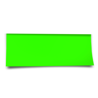 Saydam arkaplanda kopyalama alanı olan yeşil şekilli dijital png çizimi. İzole görüntü, şekiller ve metin kavramı.