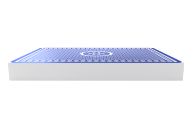 Saydam arkaplanda oynanan kart destesinin dijital png çizimi. İzole imaj, boş zaman ve rekabet kavramı.