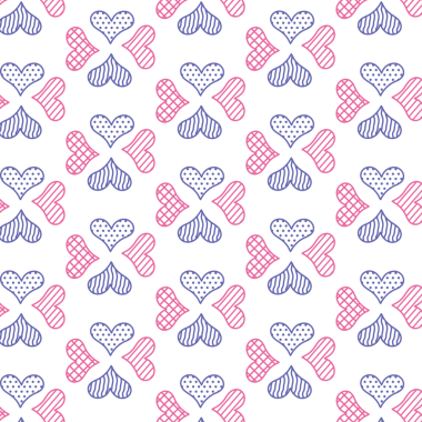 Şeffaf arkaplanda mavi ve pembe desenlerin dijital png çizimi. İzole görüntü, desen, şekil ve sembol kavramı.