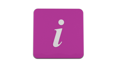 Şeffaf arkaplanda i harfinin dijital png çizimi. İzole görüntü, harf ve sembol kavramı.