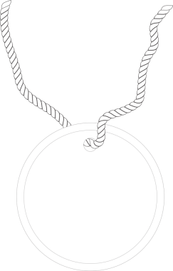 Saydam arkaplanda kopyalama alanı olan sicim üzerindeki madalyanın dijital png illüstrasyonu. İzole görüntü, şekiller ve başarı kavramı.