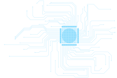 Şeffaf arkaplanda mavi altçizgi şekillerinin dijital png çizimi. İzole görüntü, tasarım arkaplanı.