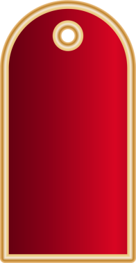 Saydam arkaplanda kopya alanı olan kırmızı etiketin dijital png çizimi. İzole görüntü, alışveriş ve şekiller.