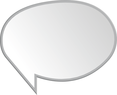 Şeffaf arkaplanda boş metin baloncuğunun dijital png çizimi. İzole görüntü, mesaj ve iletişim konsepti.