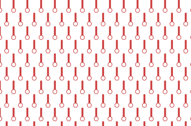 Şeffaf arkaplanda kırmızı tekrarlanan desenin dijital png çizimi. Ayrı görüntü, tasarım arkaplan, yineleme.