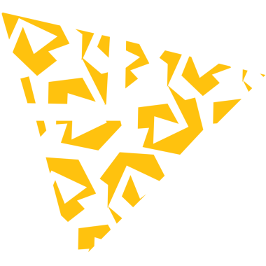 Şeffaf arkaplanda sarı soyut desenlerin dijital png çizimi. İzole vektör, renk ve tasarım arka planı.