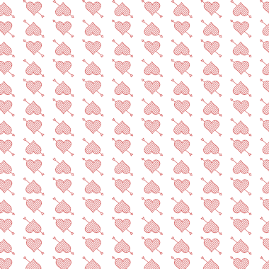 Şeffaf arkaplanda kırmızı desenlerin dijital png çizimi. İzole görüntü, desen, şekil ve sembol kavramı.