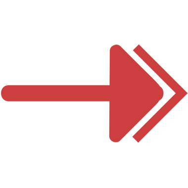 Şeffaf arkaplanda kırmızı okun dijital png çizimi. İzole görüntü, yön ve şekiller kavramı.