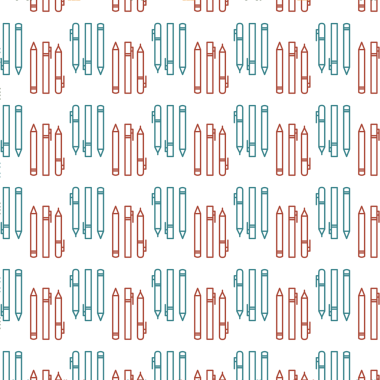 Şeffaf arkaplanda kırmızı ve mavi desenlerin dijital png çizimi. İzole görüntü, desen, şekil ve sembol kavramı.