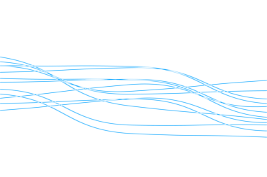 Şeffaf arkaplanda mavi çizgilerin dijital png çizimi. Ayrı görüntü, soyut, şekiller ve desenler.