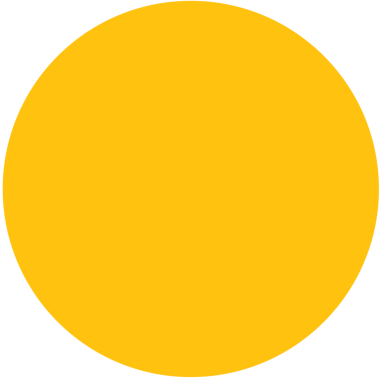 Saydam arkaplanda kopya alanı olan büyük sarı dairenin dijital png çizimi. Ayrı resim, tasarım arkaplan ve maket.