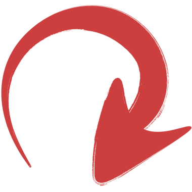 Şeffaf arkaplanda kırmızı okun dijital png çizimi. İzole görüntü, şekiller ve yön kavramı.