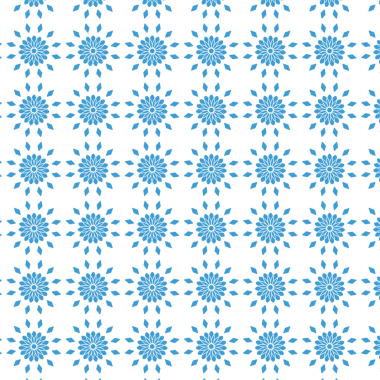 Şeffaf arkaplanda tekrarlanan şekillerin mavi desenlerinin dijital png çizimi. İzole görüntü, kalıp ve şekil kavramı.
