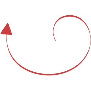Şeffaf arkaplanda kırmızı okun dijital png çizimi. İzole görüntü, şekil ve yön kavramı.