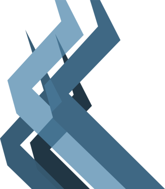 Şeffaf arkaplanda mavi eğimli çizgilerin dijital png çizimi. İzole görüntü, soyutlama ve şekil kavramı.