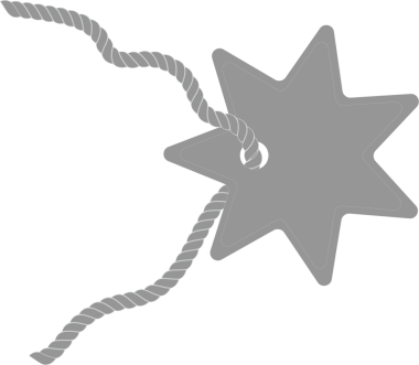 Saydam arkaplanda gri iplik üzerinde gri yıldız kolyesinin dijital png çizimi. İzole görüntü, mücevherler, şekil ve tasarım.