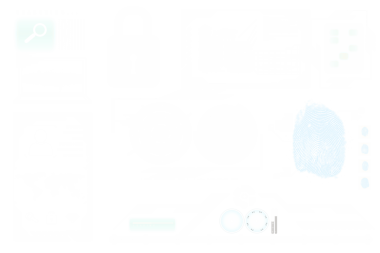 Saydam arkaplanda dünya haritası olan güvenlik veri işlemesinin dijital png çizimi. İzole görüntü, teknoloji ve güvenlik kavramı.