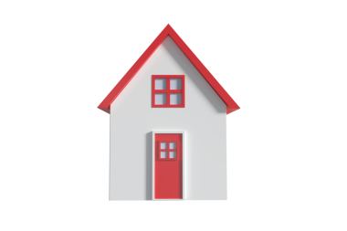 Beyaz Saray 'ın şeffaf arka plandaki dijital png çizimi. İzole görüntü, yapı ve mimari konsepti.