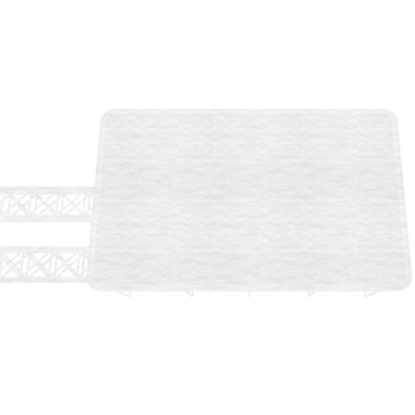 Şeffaf arkaplanda beyaz işaret direğinin dijital png çizimi. İzole görüntü, ulaşım ve otomotiv kavramı.