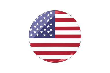 Şeffaf arka planda ABD bayrağı olan dijital png çizimi. İzole imaj, Amerikan demokrasisi ve seçim konsepti.