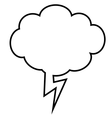 Saydam arkaplanda kopyalama alanı olan beyaz bulutun dijital png çizimi. Ayrı görüntü, renk, şekil ve yazım kavramı.