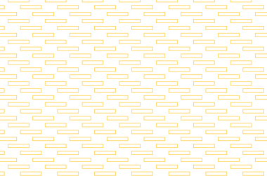 Şeffaf arkaplanda sarı dikdörtgen sıralarının dijital png çizimi. Ayrı görüntü, renk, şekil ve desen kavramı.