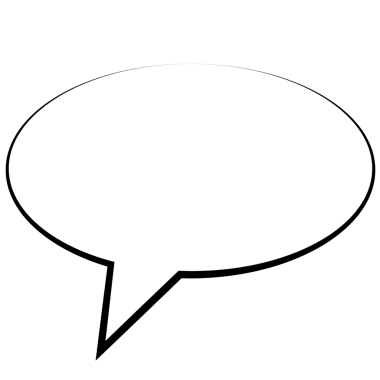 Saydam arkaplanda kopyalama alanı olan konuşma baloncuğunun dijital png çizimi. İzole görüntü, mesaj ve şekiller konsepti.