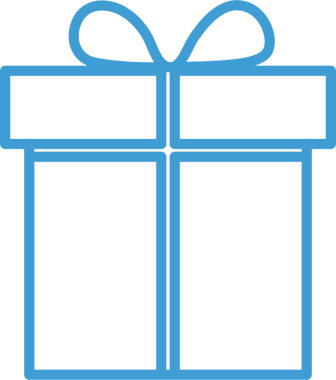 Şeffaf arkaplanda mavi rengin dijital png çizimi. İzole görüntü, şekiller ve kutlama konsepti.