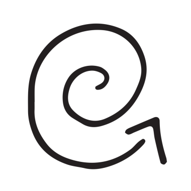 Şeffaf arkaplanı işaret eden kıvrımlı siyah okun dijital png çizimi. İzole görüntü, şekil, renk ve yön kavramı.