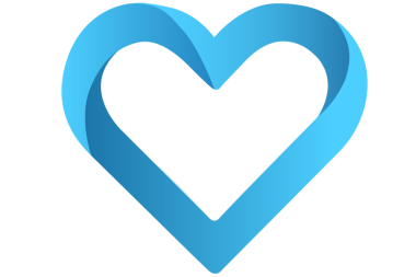 Şeffaf arkaplanda mavi kalbin dijital png çizimi. İzole görüntü, şekiller ve aşk konsepti.