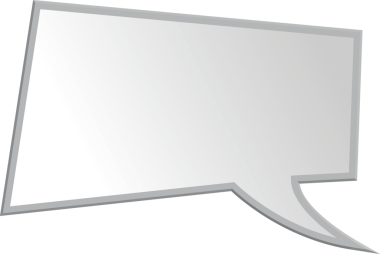 Şeffaf arkaplanda kopyalama alanı olan gümüş konuşma baloncuğunun dijital png çizimi. İzole görüntü, yazı ve renk kavramı.