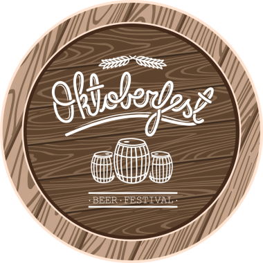 Şeffaf arkaplan üzerindeki oktoberfest metnin dijital png çizimi. İzole imaj, gelenek ve kutlama konsepti.