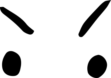 Şeffaf arkaplanda siyah soyut şeklin dijital png çizimi. İzole görüntü, soyutlama ve şekil kavramı.