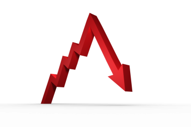 Şeffaf arkaplanda kırmızı okun dijital png çizimi. İzole görüntü, şekil ve sembol kavramı.