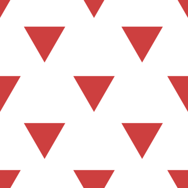 Saydam arkaplanda kopya alanı olan kırmızı üçgenlerin sayısal png çizimi. İzole görüntü, şekil, renk, kalıp ve yazım kavramı.