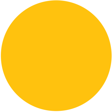 Saydam arkaplanda kopyalama alanı olan sarı dairenin dijital png çizimi. Ayrı görüntü, renk, yazı ve şekil kavramı.