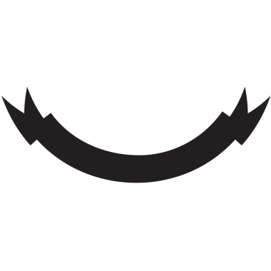 Saydam arkaplanda kopyalama alanı olan siyah pankartın dijital png çizimi. İzole görüntü, yazı ve biçim kavramı.