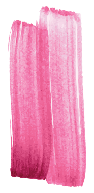 Şeffaf arkaplanda pembe lekelerin dijital png çizimi. Ayrı görüntü, renk, yazı ve şekil kavramı.