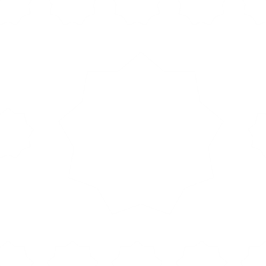 Saydam arkaplanda kopyalama alanı olan beyaz şekillerin dijital png çizimi. İzole görüntü, şekil, renk ve yazım kavramı.