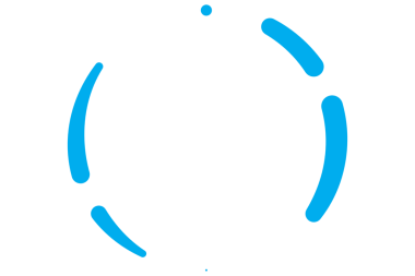 Şeffaf arkaplanda mavi soyut dairesel şeklin dijital png çizimi. İzole görüntü, soyutlama ve şekil kavramı.