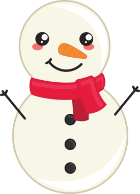 Şeffaf arkaplanda eşarplı kardan adamın dijital png çizimi. İzole görüntü, kış ve gelenek kavramı.