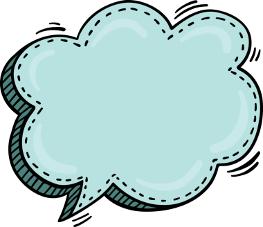 Saydam arkaplanda kopya alanı olan mavi bulutun dijital png çizimi. Ayrı resim simgesi, renk ve tasarım.