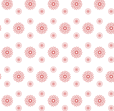 Şeffaf arkaplanda kırmızı desenlerin dijital png çizimi. İzole görüntü, kalıp ve şekil kavramı.