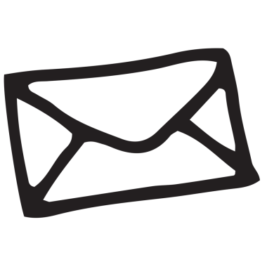 Şeffaf arkaplanda zarf sembolünün dijital png çizimi. İzole görüntü, mesaj ve iletişim konsepti.