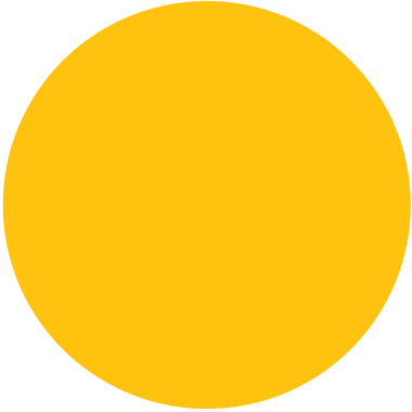 Saydam arkaplanda kopyalama alanı olan sarı dairenin dijital png çizimi. İzole görüntü, yazı ve biçim kavramı.