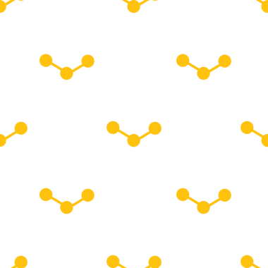 Şeffaf arkaplanda sarı desenli dijital png çizimi. İzole görüntü, kalıp ve şekil kavramı.